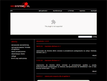 Tablet Screenshot of geosystems.com.pl